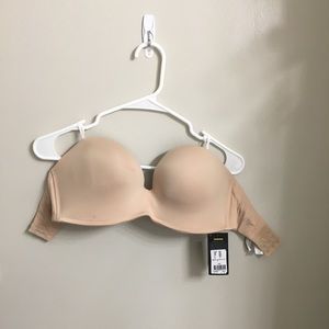 NWT Wonderbra strapless pushup bra 30E